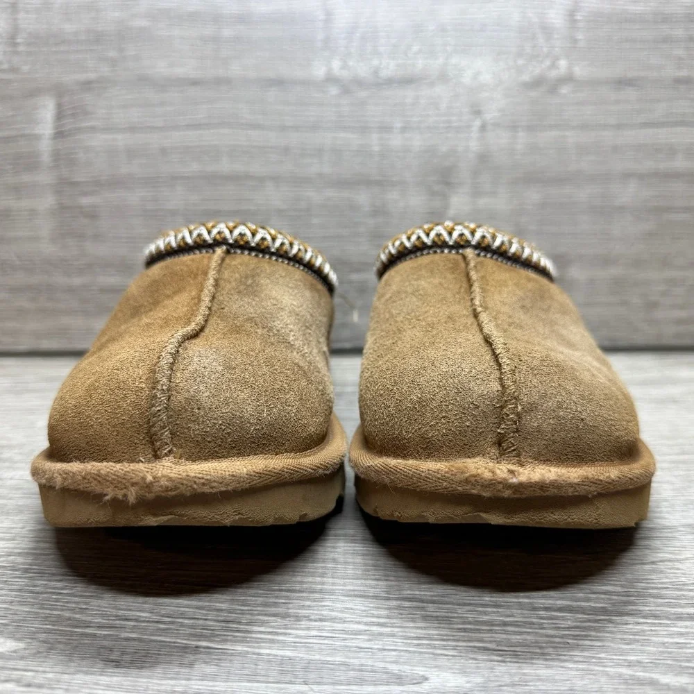 UGG Tasman II Big Kid's Slippers Size 2 Chestnut 1019066K Slip On Comfort